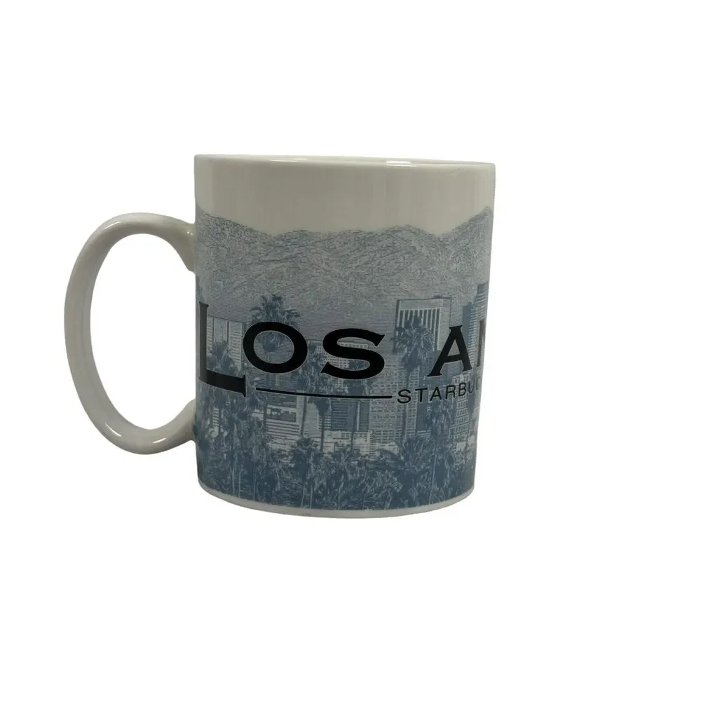 Starbucks 2002 Los Angeles Barista Series One Skyline City Of Angels Cali Mug